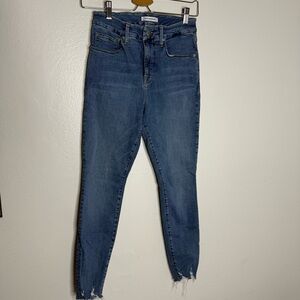 Good American Good Legs Jean Sz 4/27 raw hem